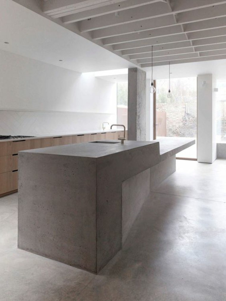 style minimaliste ile-cuisine-beton-placards-bois
