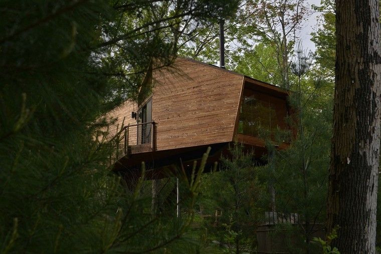 cabane dans les arbres architecture contemporaine design écolo