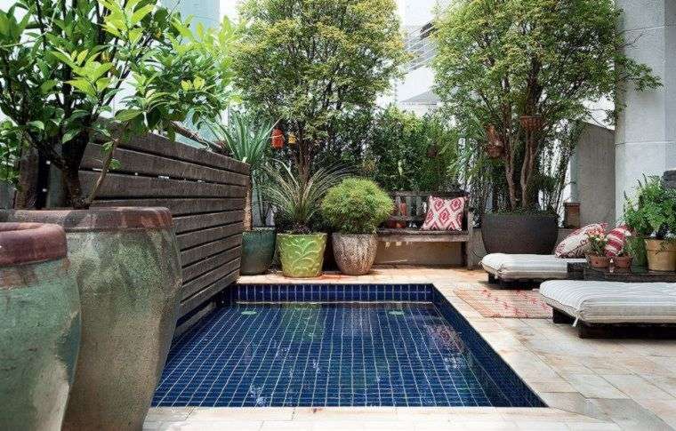 idee-deco-jardin-avec-piscine-maison-moderne-exterieur-vases-pot-de-fleur