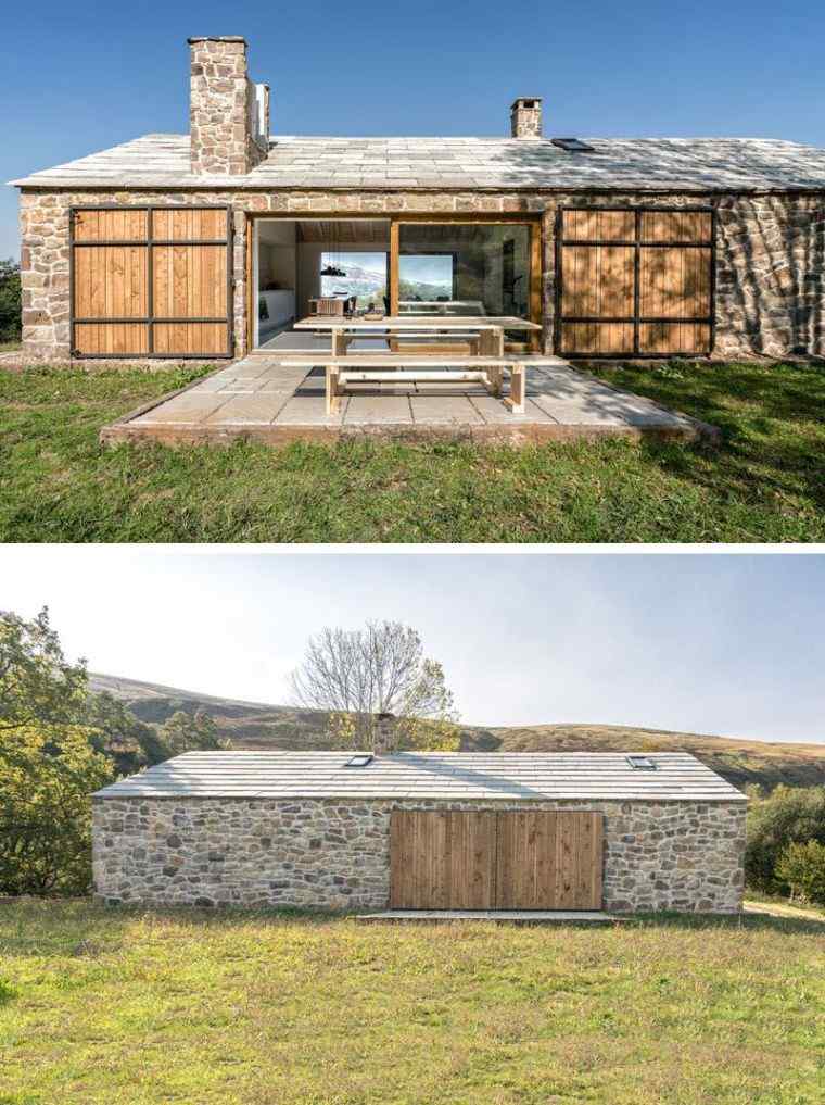 maison pierre et bois cabane-photo-architecture-deco
