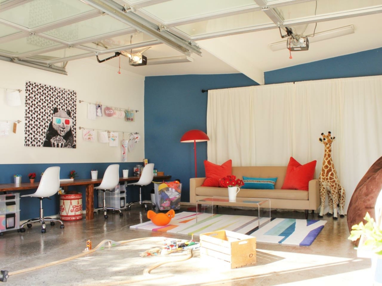 transformer garage en studio chambre-enfants-plus-espace