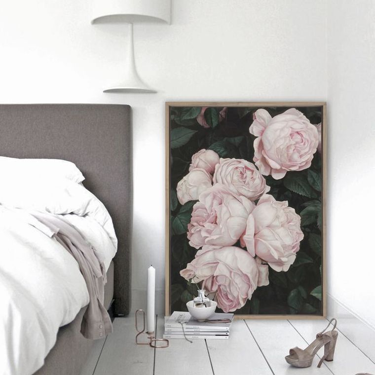 idee-decoration-theme-printemps-chambre-peinture-fleurs
