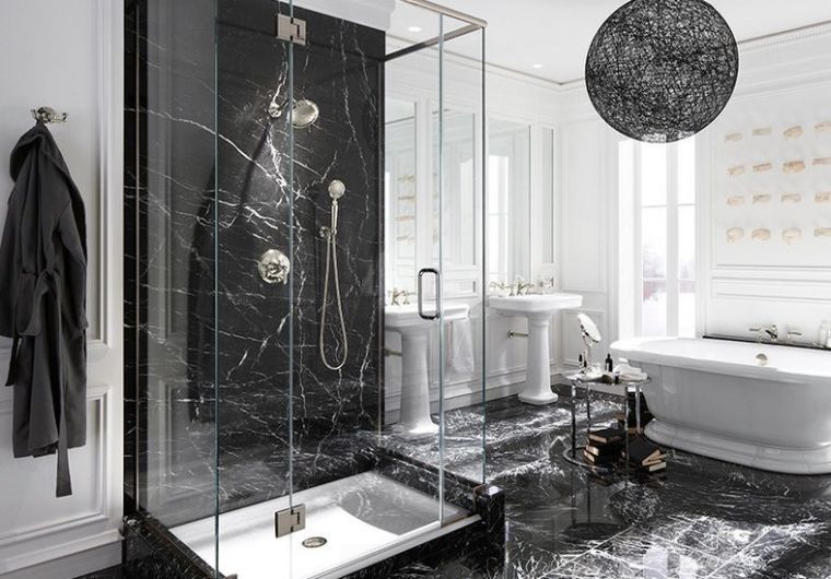 salle-de-bain-deco-marbre-couleur-noir-douche