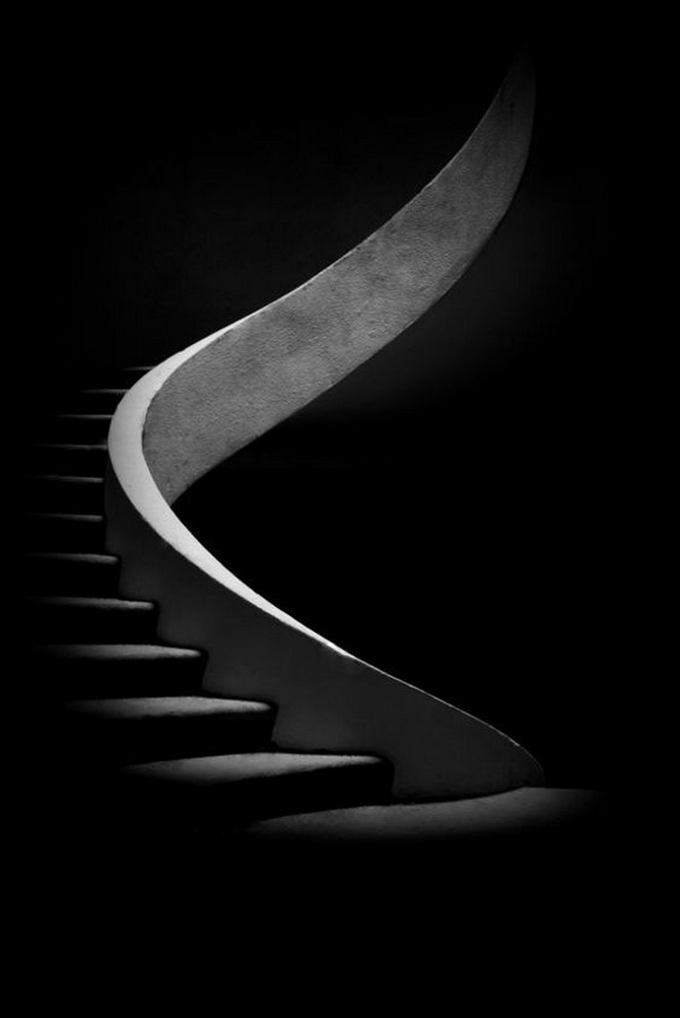 escalier en colimaçon idée architecture intérieur contemporain