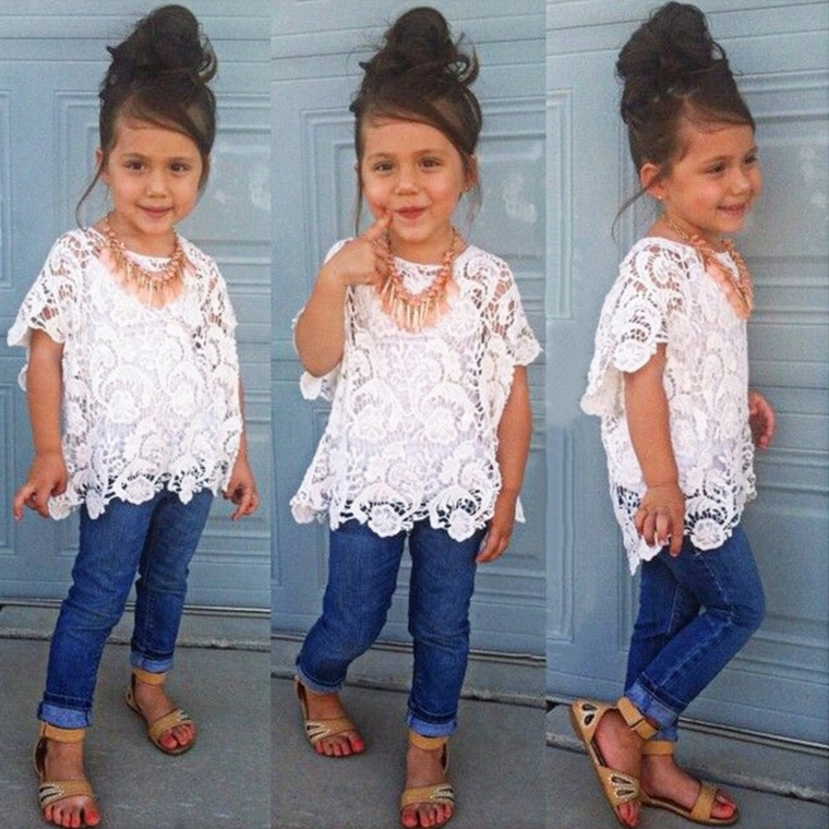 street fashion denim-style-jeunes-filles-printemps-2018