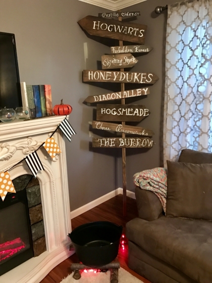 deco anniversaire harry potter salon