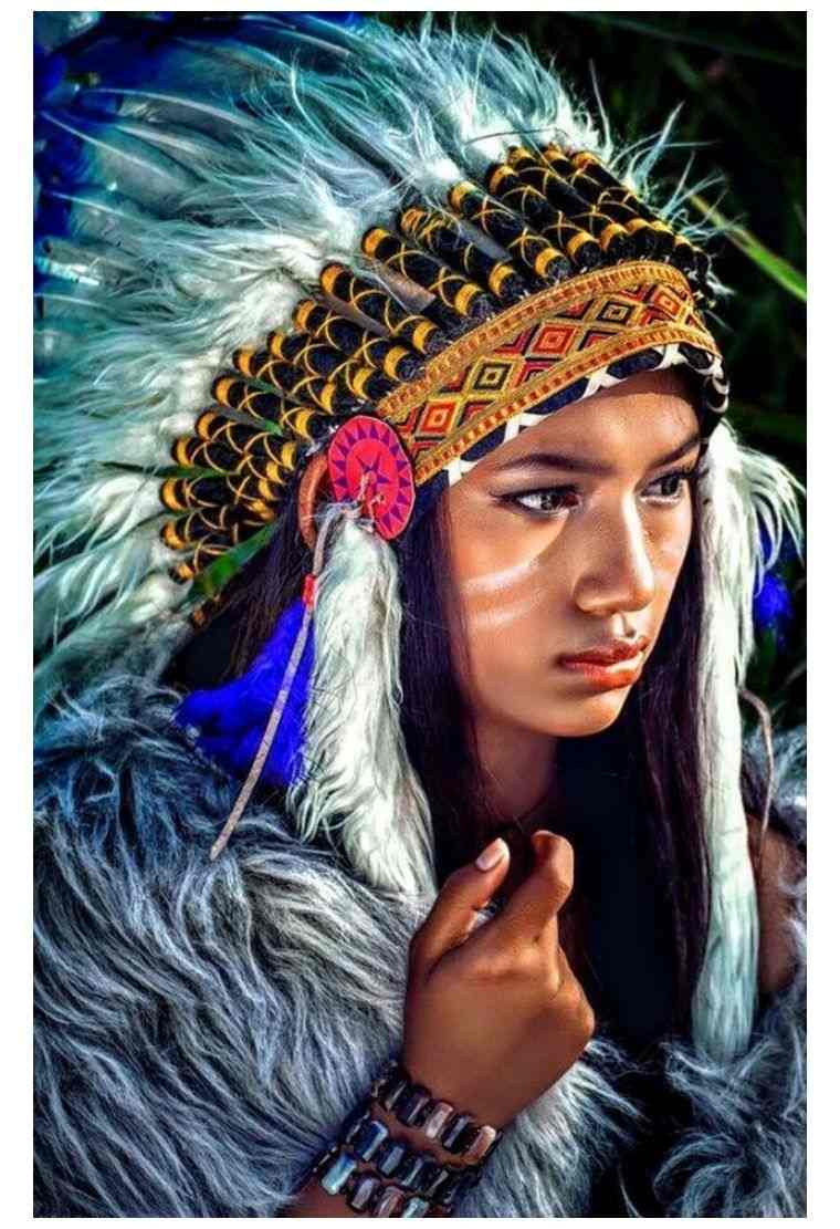 idee-deguisement-femme-peinture-visage-amerindiens