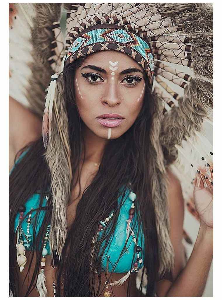 makeup-femme-indienne-maquillage-halloween