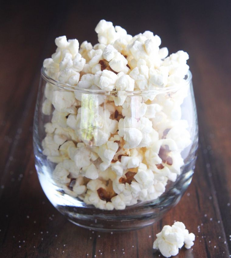 recette fitness simple-snack-sain-popcorn
