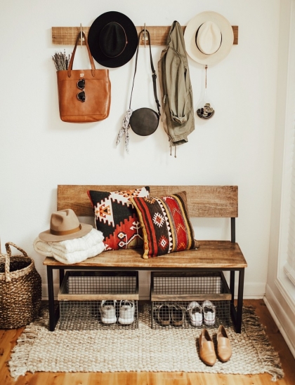deco-mur-entree-deco-boheme-chic