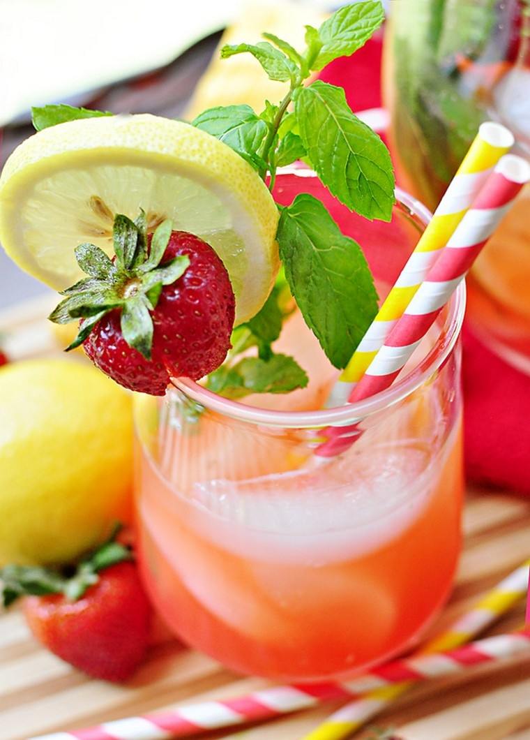 limonade-fraises-cocktail-mojito-recette