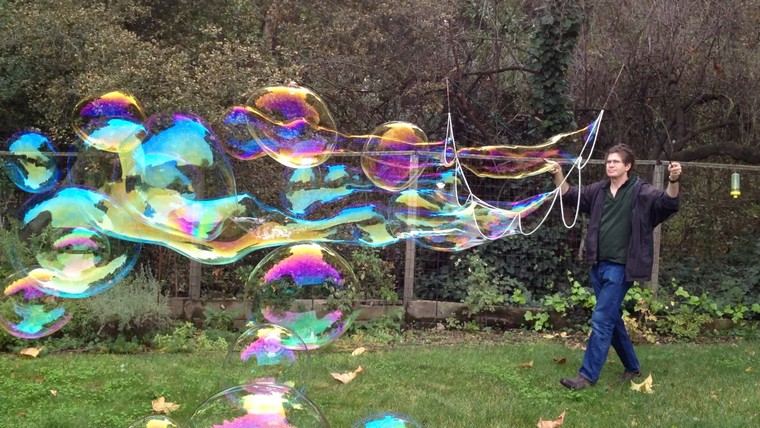 bulles géantes idée activité créative enfant week-end