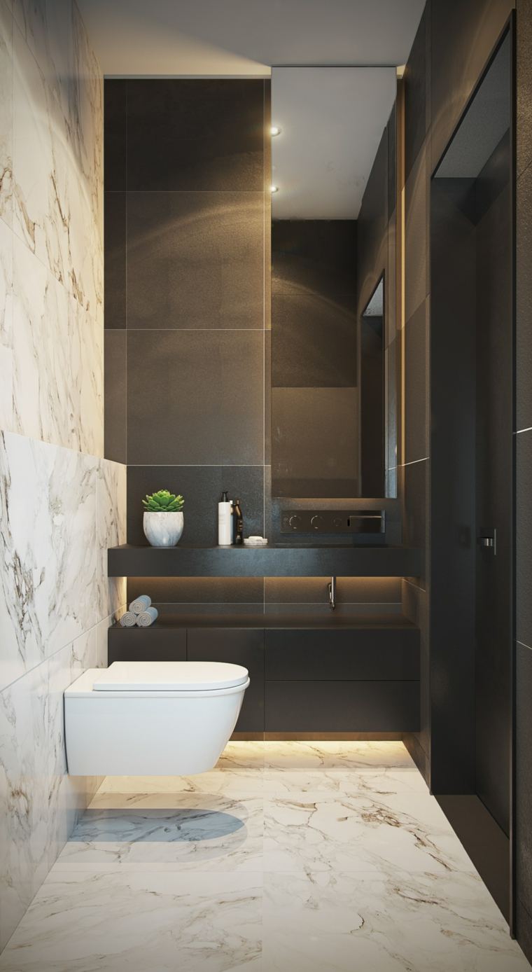 salle de bain design luxe toilettes