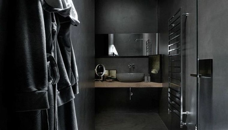 couleur salle de bain moderne design-nuance-foncee-idee