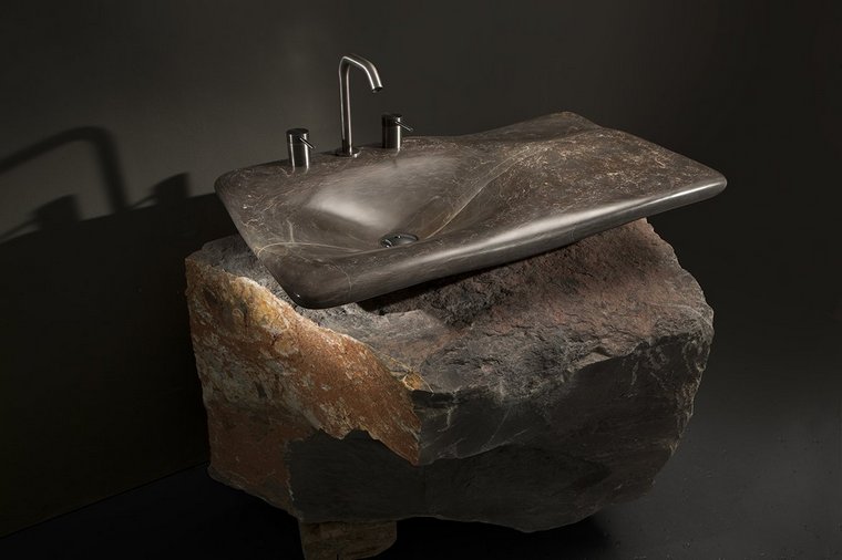 lavabo en pierre miguel-herranz-sculpture