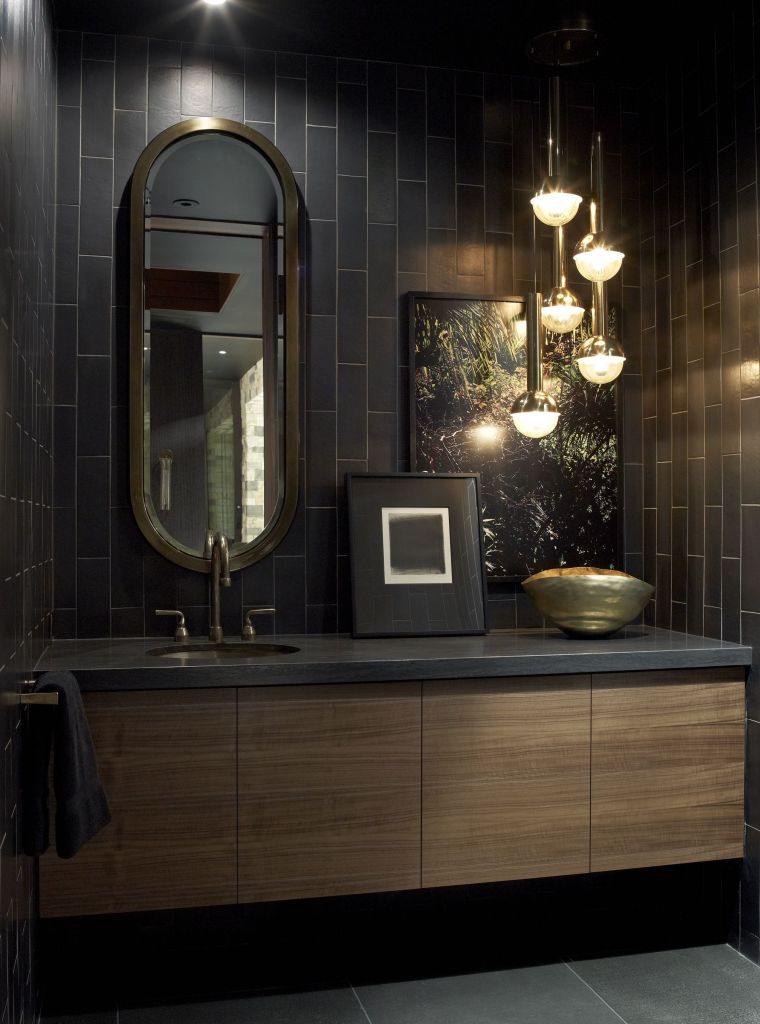 meuble-salle-de-bain-couleur-noire-sous-vasque-bois-moderne