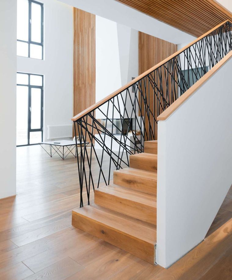 rambarde escalier interieur-bois-metal-main-courante-monoloko