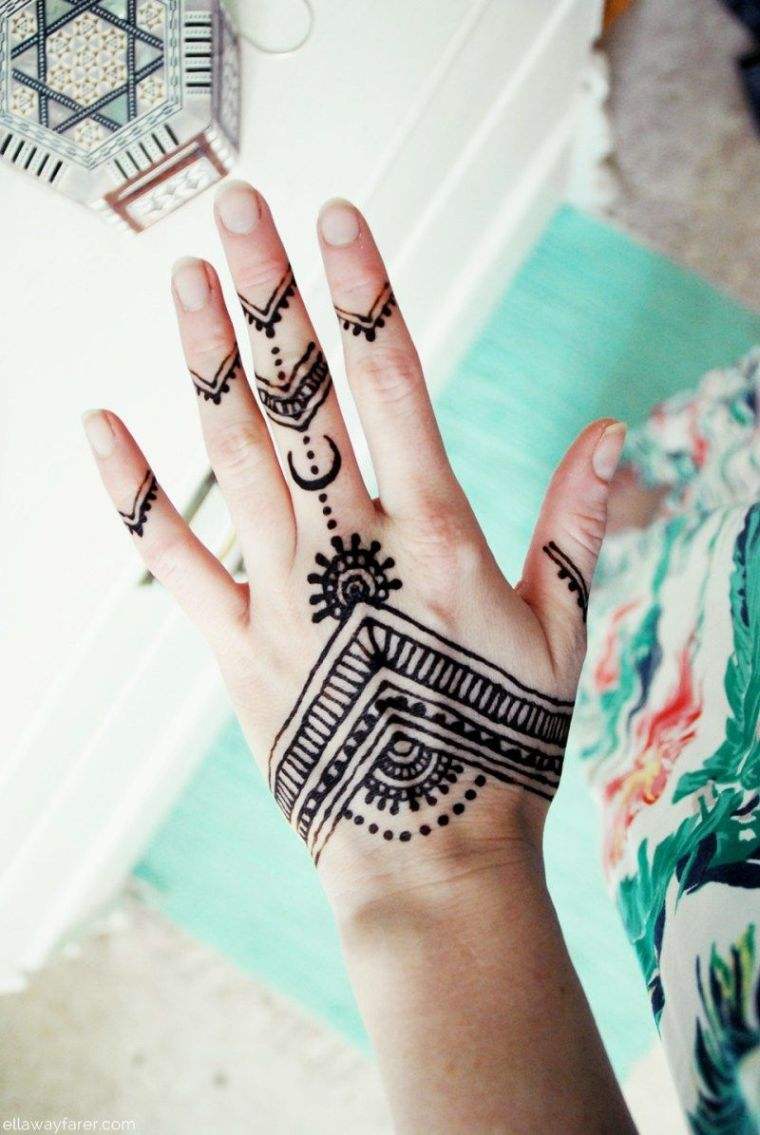 tatouage henné ephemere-main-motifs
