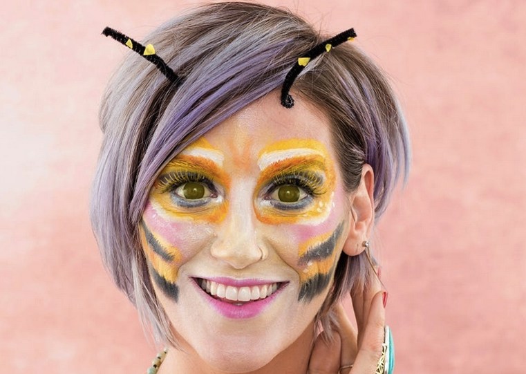Maquillage-Halloween-Filtre-abeille