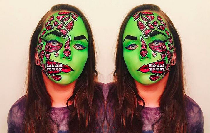 Maquillage-Halloween-Pop-Art-Zombie