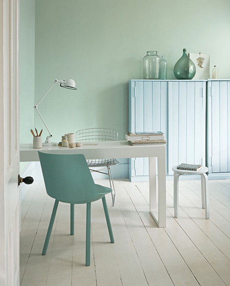 couleur-menthe-chaise-bureau