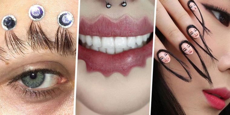 idee-maquillage-halloween-sourcil-bouche-ongles