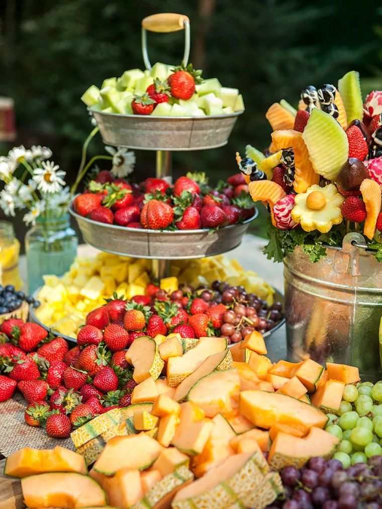 buffet mariage sucre-fruits-frais-idee-apero