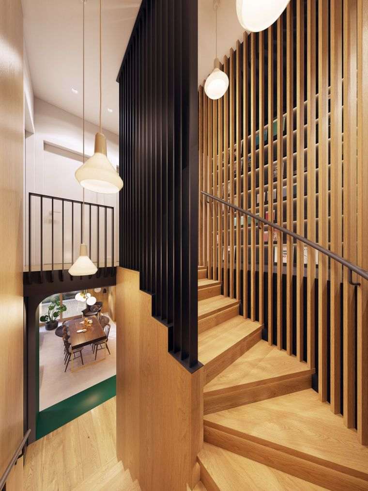 deco-moderne-interieur-tendance-couleur-vert-noir-bois