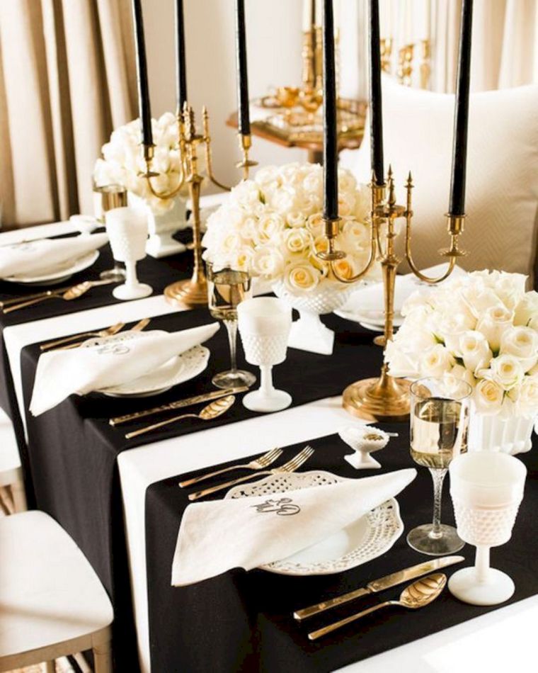 deco-noir-et-or-table-mariage-chic