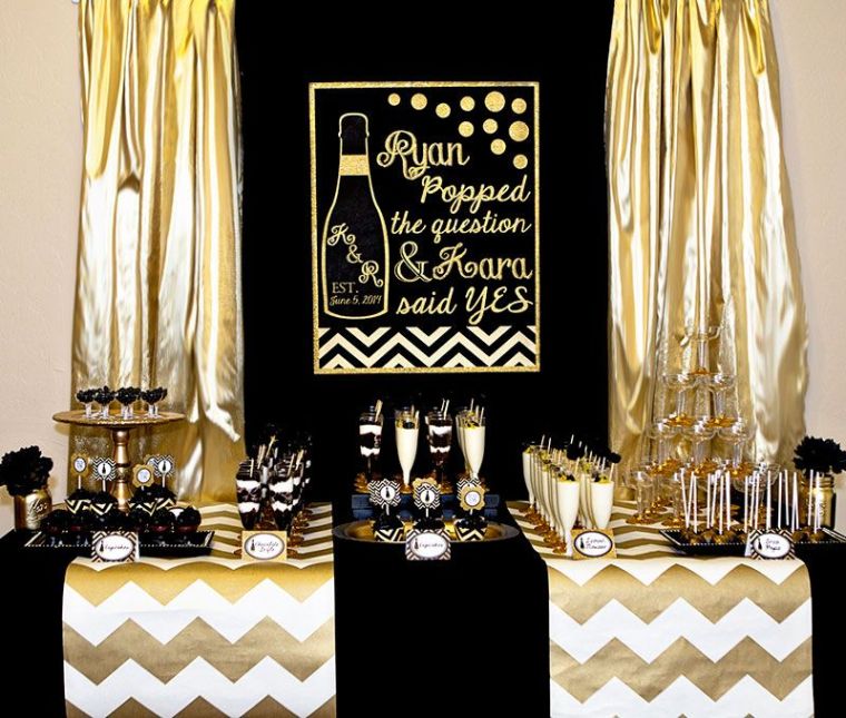 deco-or-et-noir-mariage-moderne-table