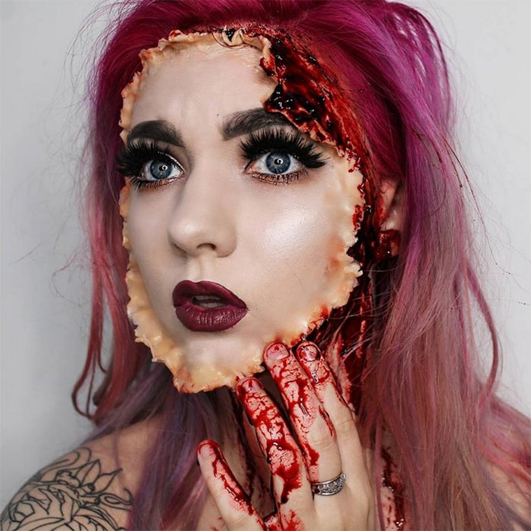 deguisement-maquillage-halloween-creatif