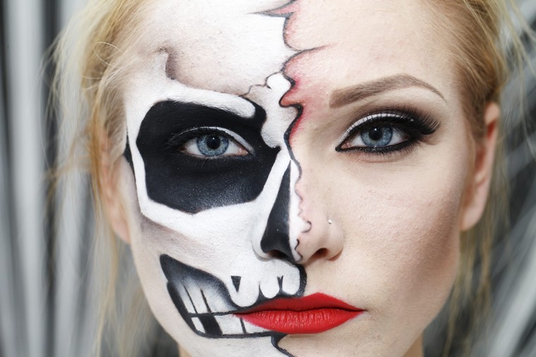 maquillage pour halloween femme idée