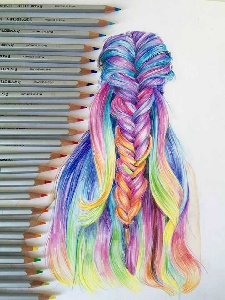 idee-dessin-cheveux-arc-en-ciel