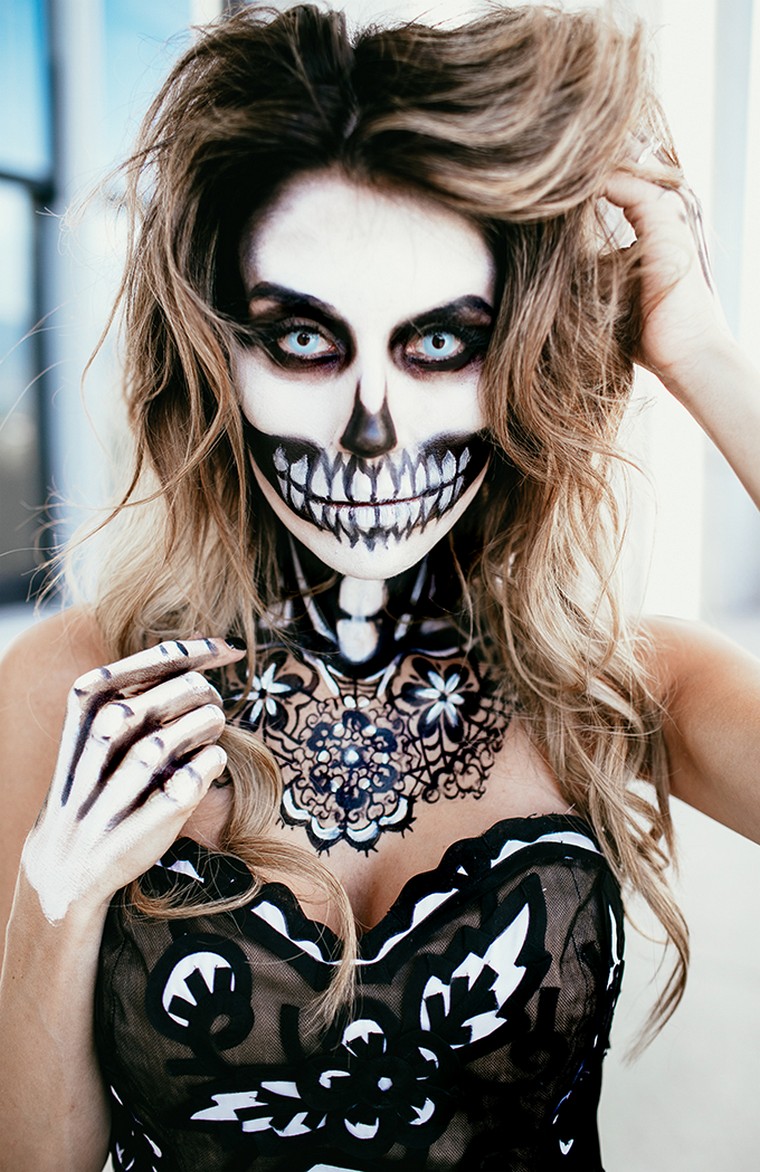 maquillage pour halloween femme facile