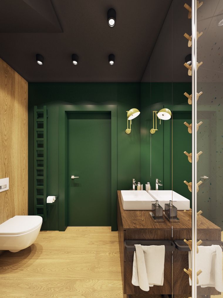 nuance-vert-couleur-tendance-salle-de-bain-interieur