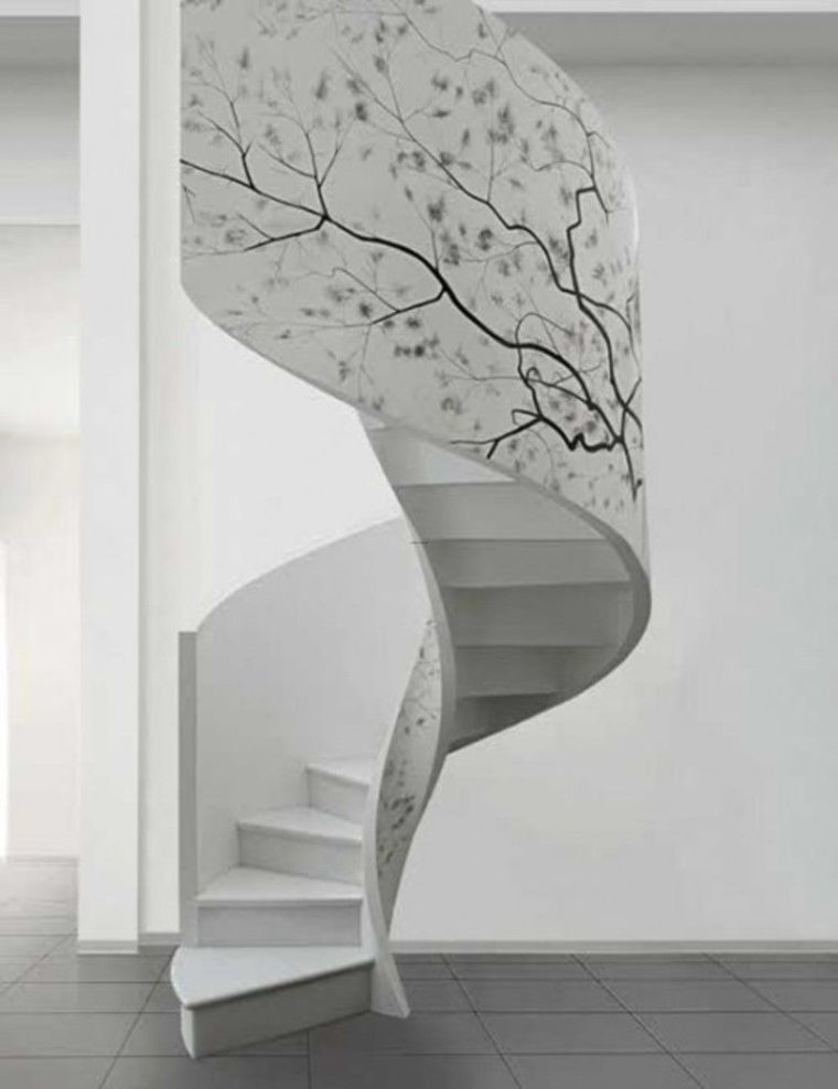 rambarde-escalier-en-colimacon-decorative-blanc