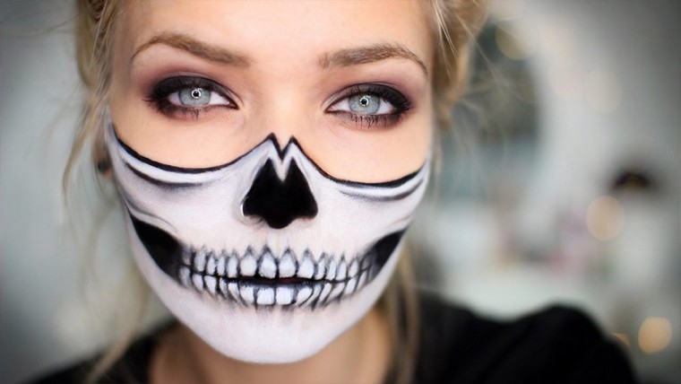 maquillage pour halloween idée femme facile