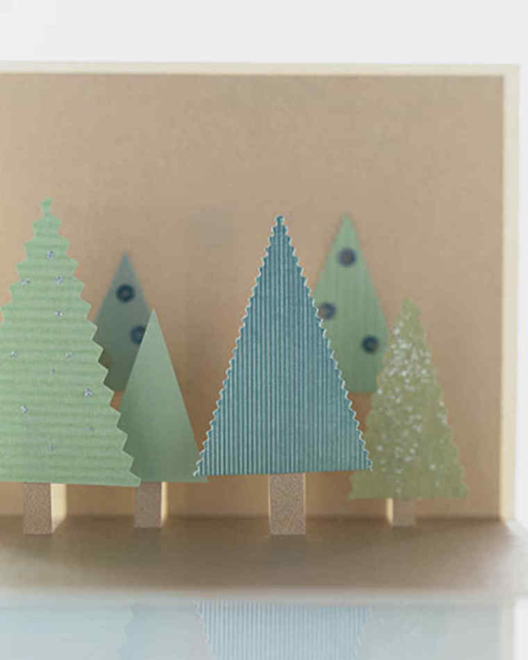 carte de voeux noel-faire-soi-meme-bois-sapins