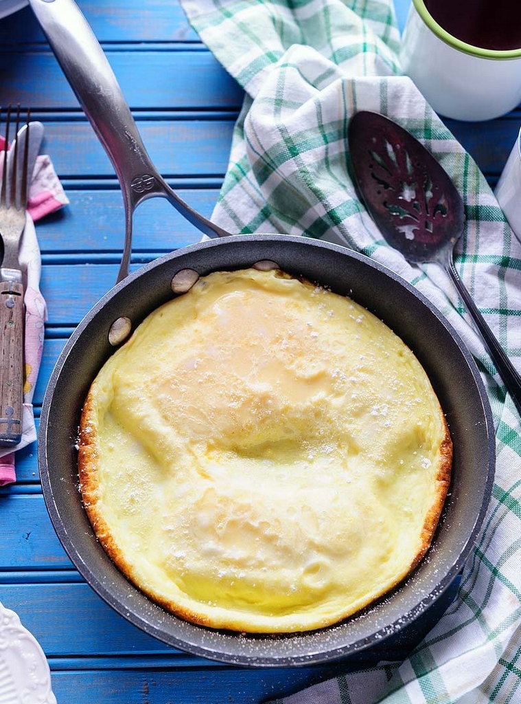 petit déjeuner de Noël omelette idée brunch