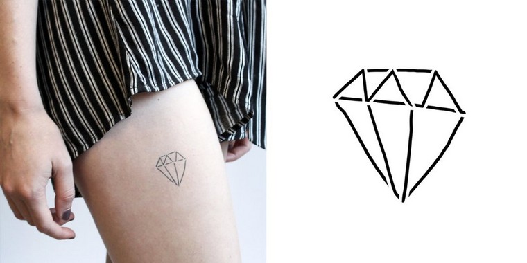 tatouage temporaire tatouage éphémère diamant