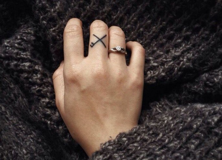 tatouage viking authentique tatouage doigt