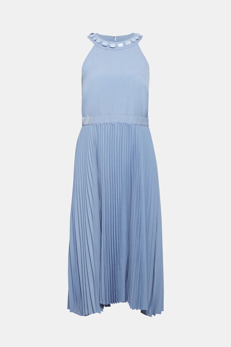 robe d'été bleu pastel tenue pour mariage cocktail esprit