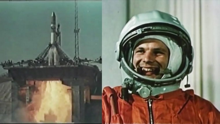 55 ans yuri gagarin premier homme espace