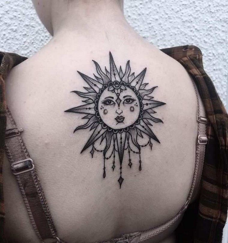 tatouage soleil tatouage femme homme