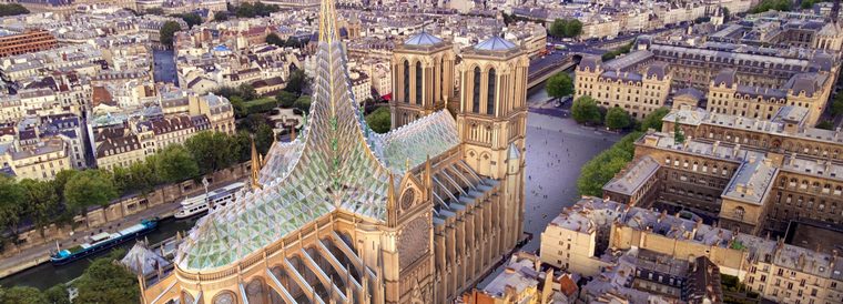 Vincent Callebaut cathedrale Notre-Dame élégance musée ciel ouvert