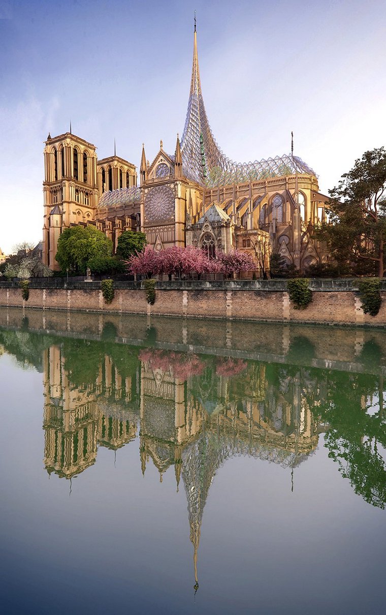 Vincent Callebaut cathedrale Notre-Dame projet