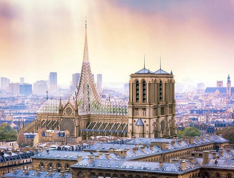 Vincent Callebaut cathedrale Notre-Dame