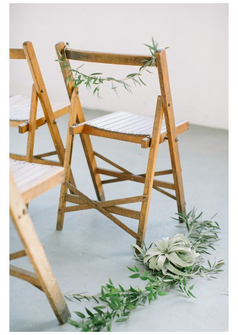 deco chaise de mariage minimaliste