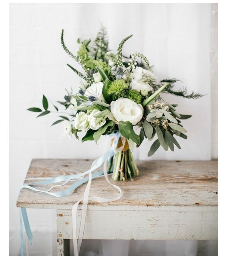 deco florale mariage minimaliste