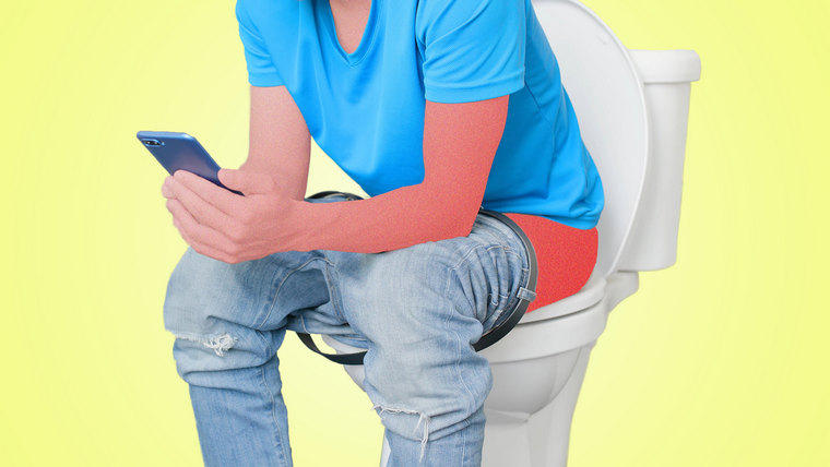 hémorroïdes traitement éviter rester assis longtemps toilettes